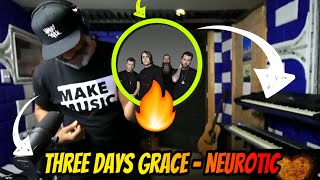 Three Days Grace - Neurotic (Lyric Video) ft. Lukas Rossi - Producer Reaction