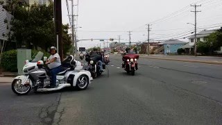 Wounded Warrior escort into Ocean City, MD (june 2nd, 2015)