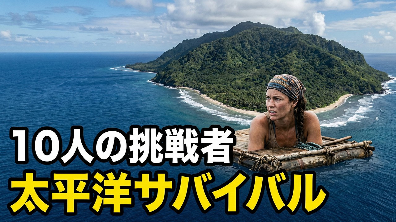 10人が太平洋でサバイバルに挑戦 #サバイバル #太平洋