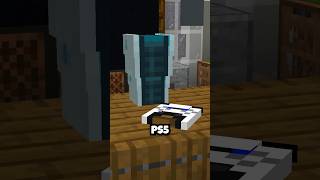 PS5 in Minecraft! #buildhacks #shorts #minecraft