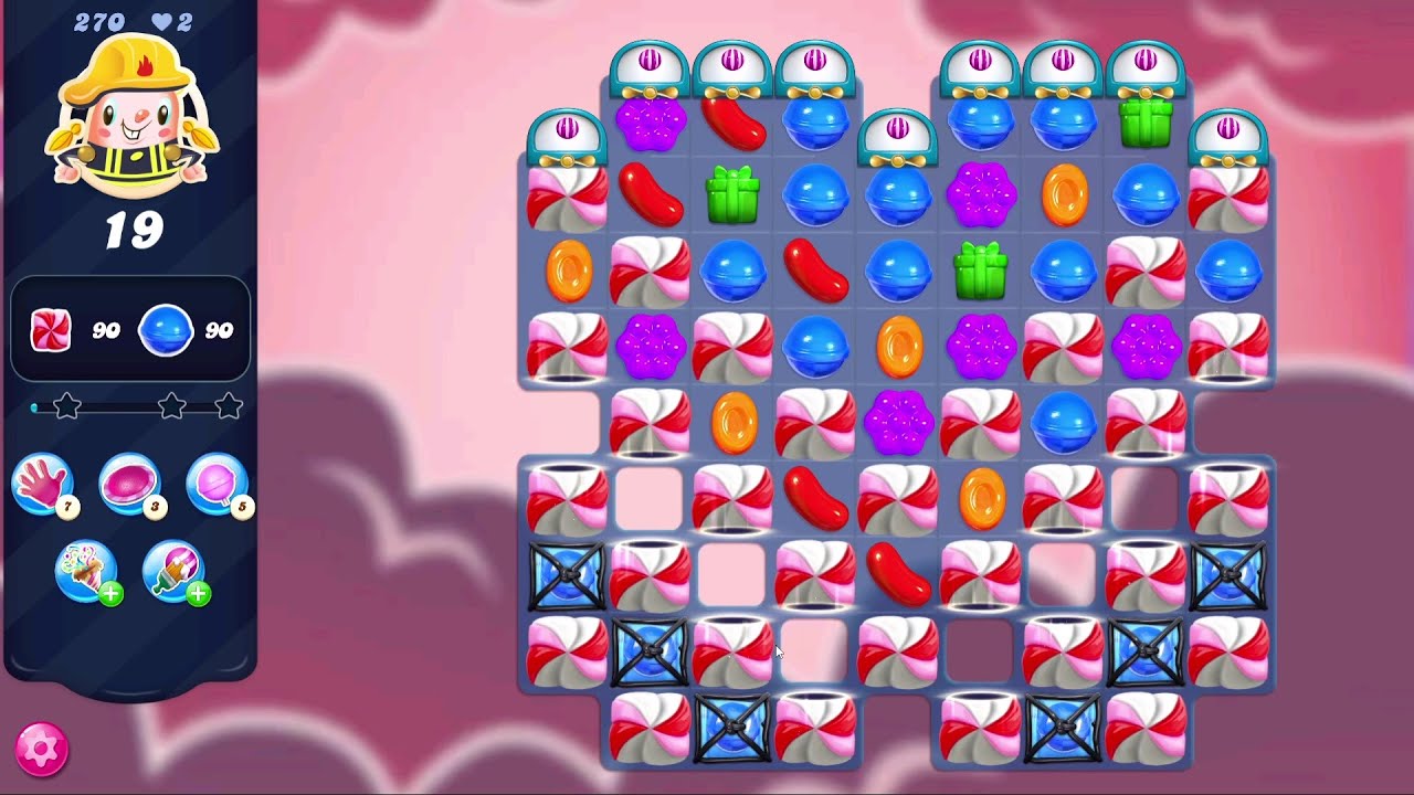 Candy Crush Saga LEVEL 270 NO BOOSTERS (new version*) ️ YouTube