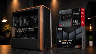 This WOOD GAMING PC can actually BREATHE | POV PC BUILD | RX 9070XT + Ryzen 7 7800X3D
