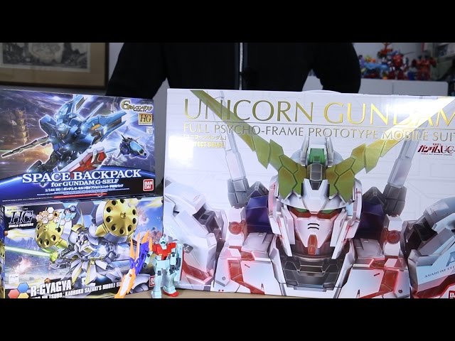 ガンプラ：まとめ開封！！PGユニコーンガンダム！！Rギャギャ！！G