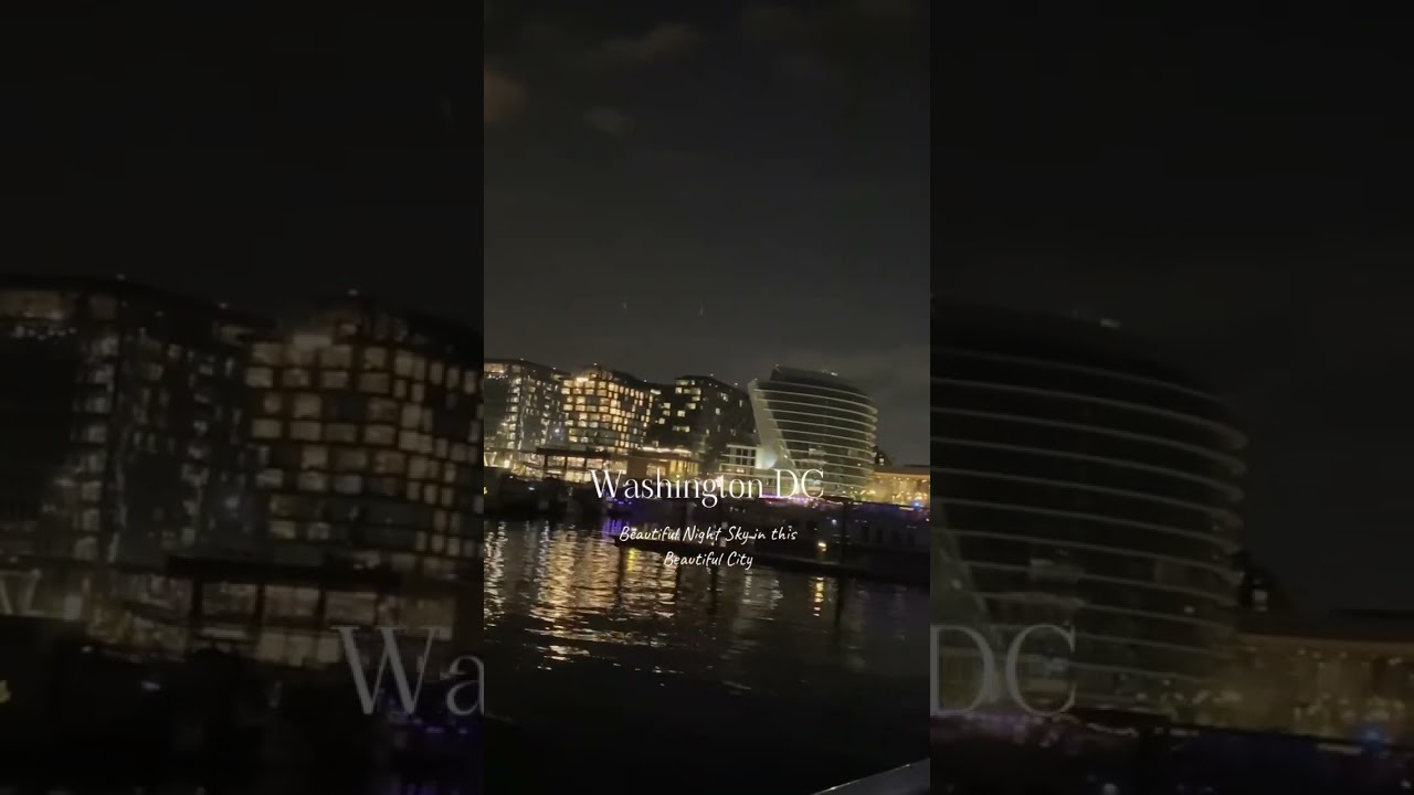 Night Life At The Wharf - Washington DC by the boat. 