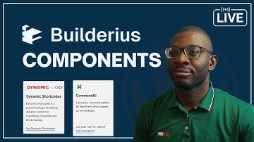 DD Live 45: Builderius Components have been revamped