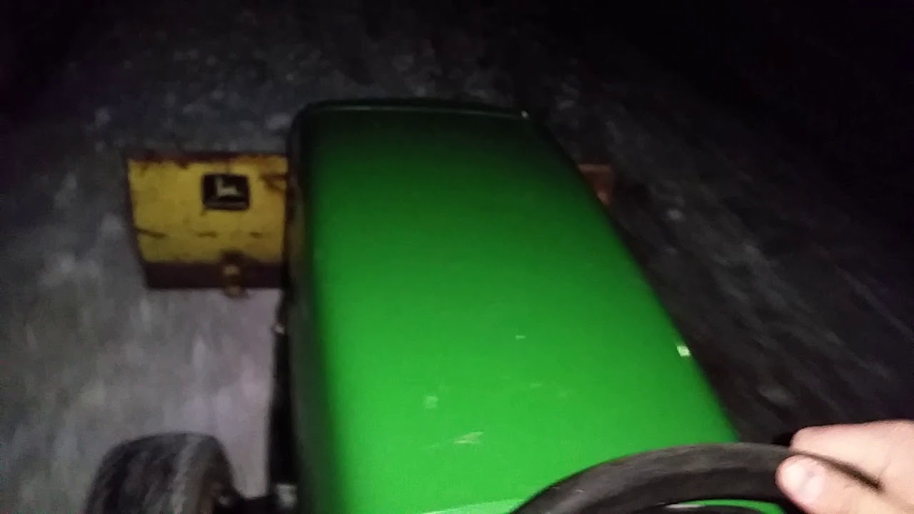 John Deere 214 Gets a Snow Plow! YouTube