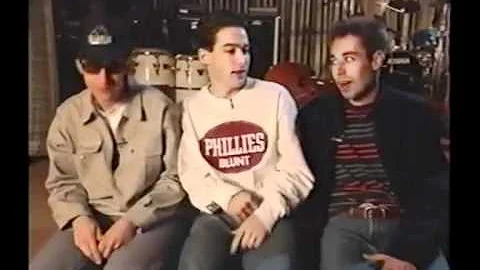 Beastie Boys perform "Pass the Mic" during MTV interview