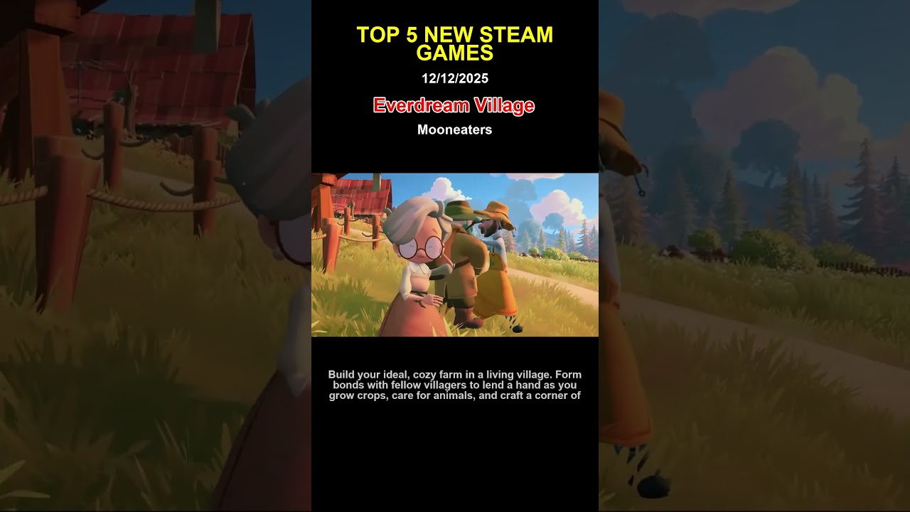 New Steam Game Releases – December 12, 2025 | TOP 5