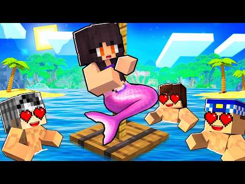 THE BOYS FELL IN LOVE WITH GÖKÇE THE MERMAID - Minecraft