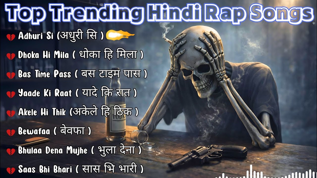 💔 Hindi Sad Rap Songs 2025 | Viral Emotional Heartbreak Love Rap Playlist 🎧