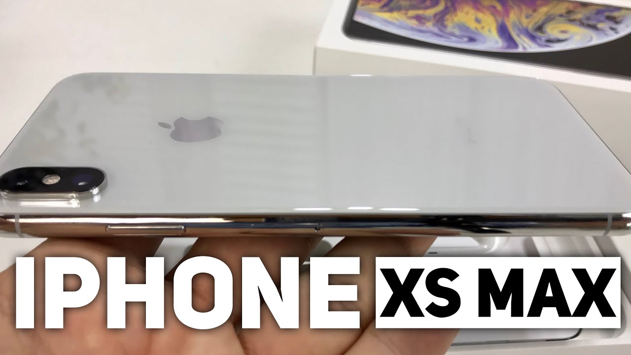 Silver iPhone Xs Max Unboxing YouTube