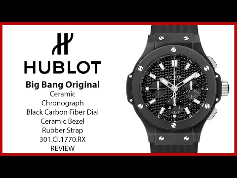 Big Bang Black Magic 2 Evolution 44mm Automatic in Black Ceramic on Black  Rubber Strap with Black Carbon Fiber Dial 301.CI.1770.RX