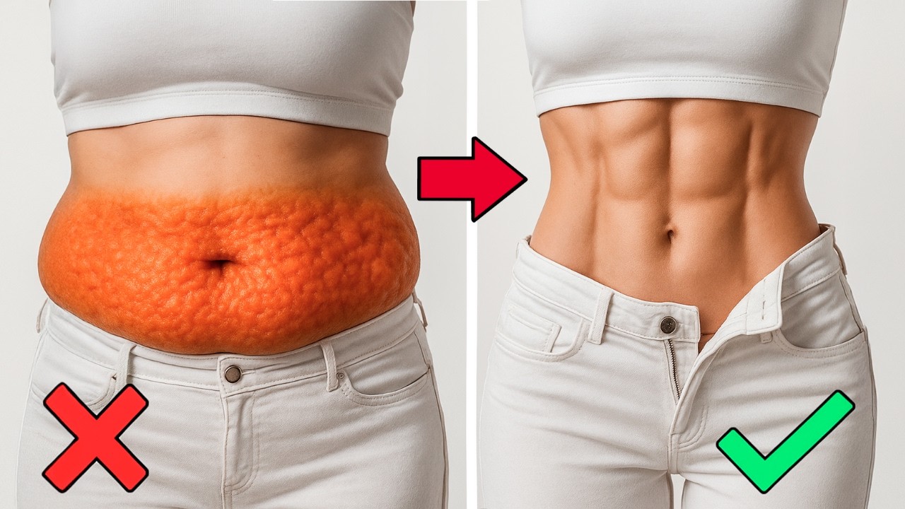 🔥 6 упражнений стоя для плоского живота и тонкой талии (10 мин)