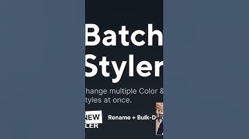 Batch styler a Figma plugin