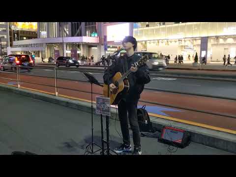 Taiga.「水平線」2022.10.26　新宿駅南口ストリートライブ　backnumberカバー