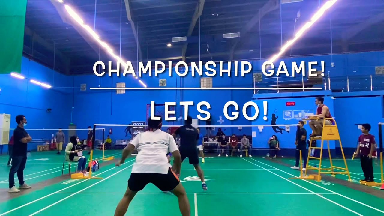 Tan/Josh Vs. Ashil/Tariq JEDDAH BADMINTON SKYLINE BADMINTON COURT