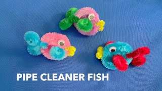 How to Make a Pipe Cleaner Fish | Pipe Cleaner Craft