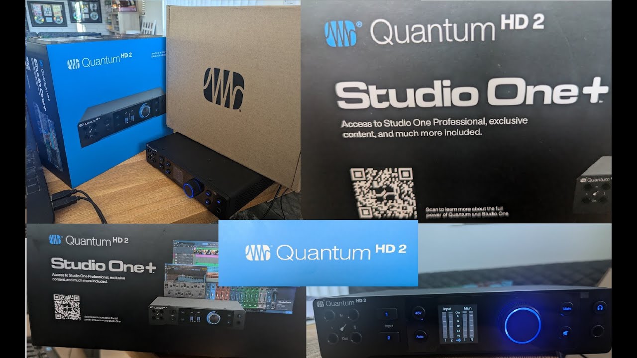 NEW INTERFACE/PRE-AMP: Presonus Quantum HD 2 unboxing