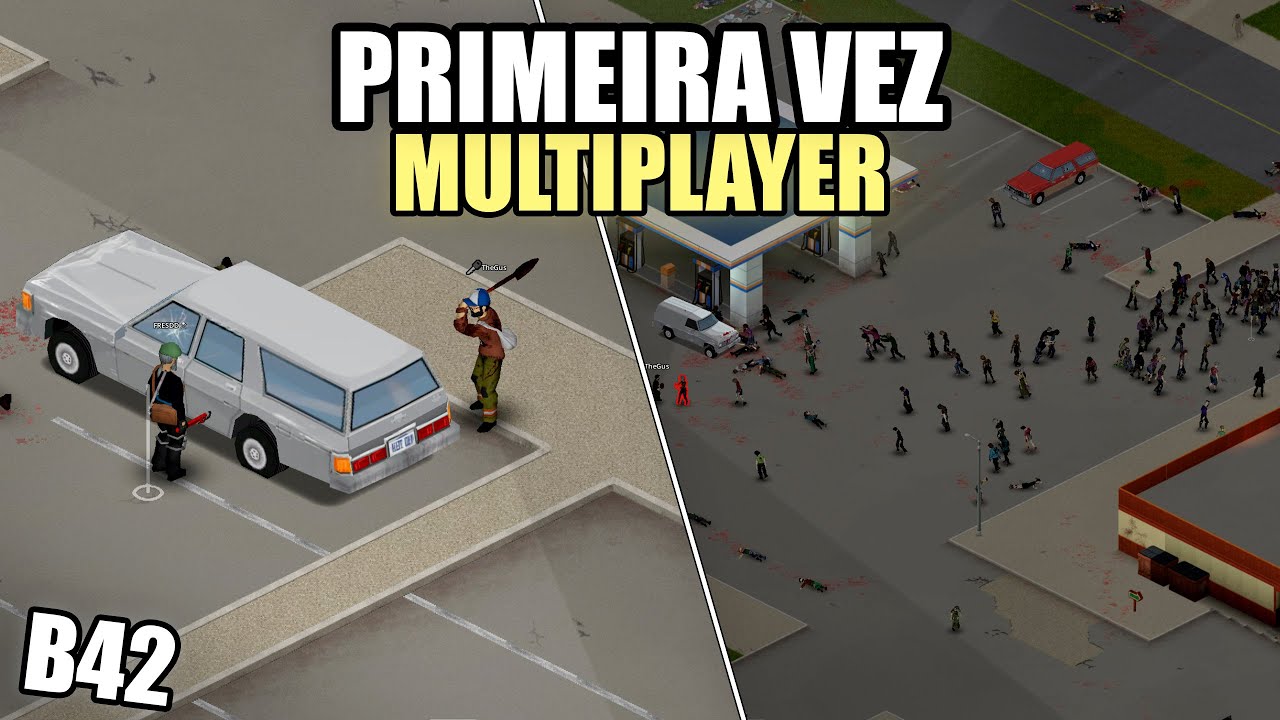 Sobrevivendo no Multiplayer da B42 Pela Primeira Vez!!!