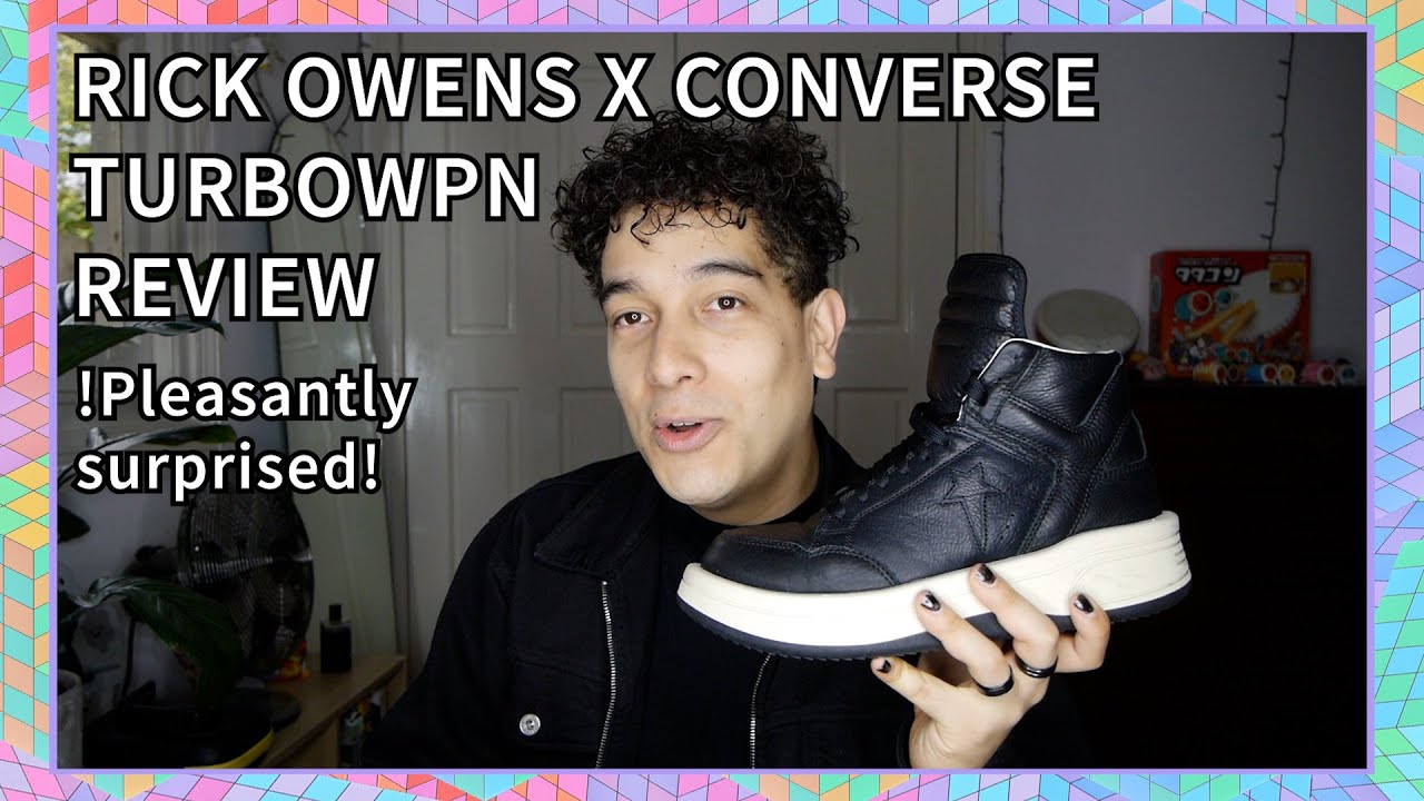 Converse x Fragment Weapon (Rick Owens Turbowpn Is Better) On Feet