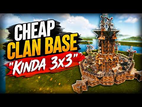 Kinda 3x3 - Cheap clan base in RUST