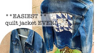 EASIEST quilt jacket ever | simple sewing | make it today!