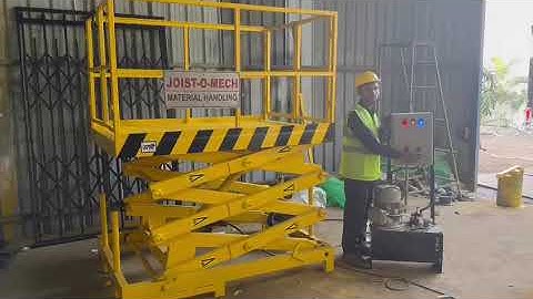 Scissor Lift Quality Check Demo Part 1 | JOIST.in