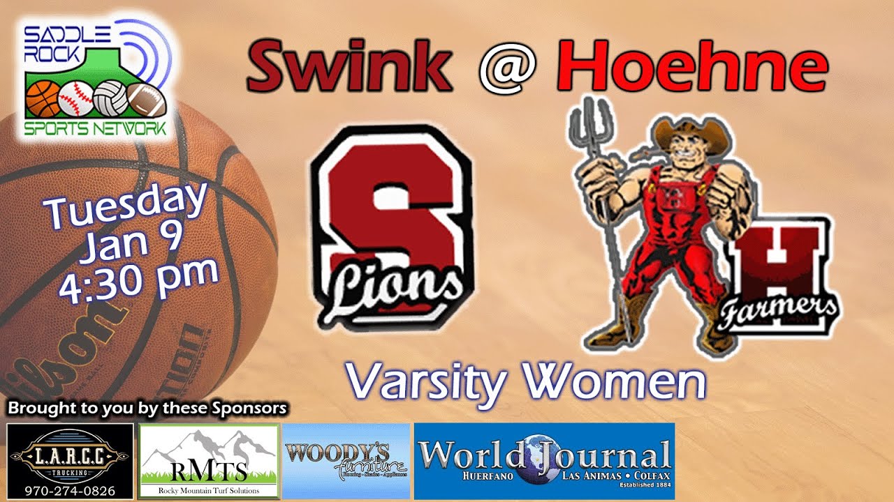 Swink Hoehne Varsity Women Basketball Jan 9, 2024 YouTube