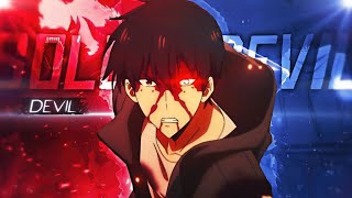 Solo Leveling Sung Jin-Woo - Paint The Town Red Editamv 4K