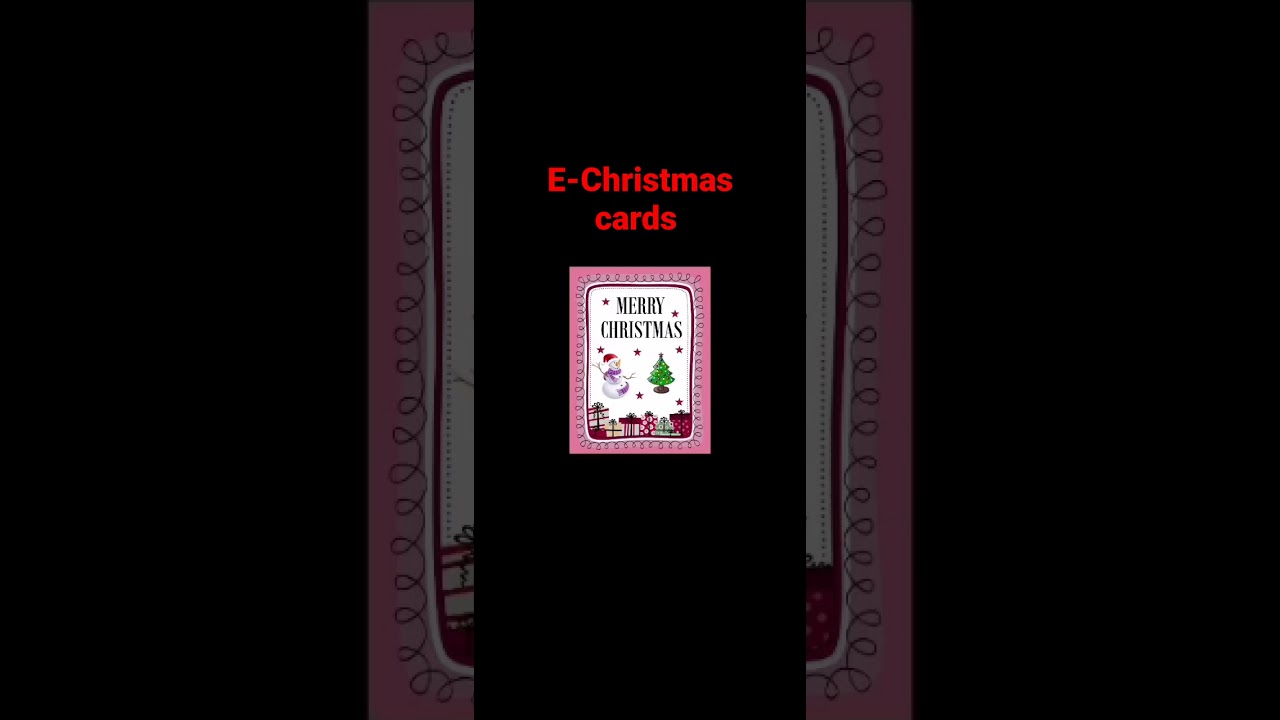 E-Christmas cards