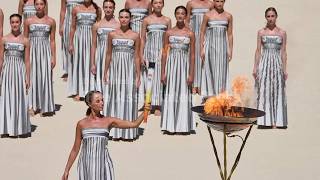Flame is lit in Greece for Africa's first-ever Olympic event screenshot 3