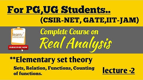 Real Analysis Complete Course🔥||Lecture-2||