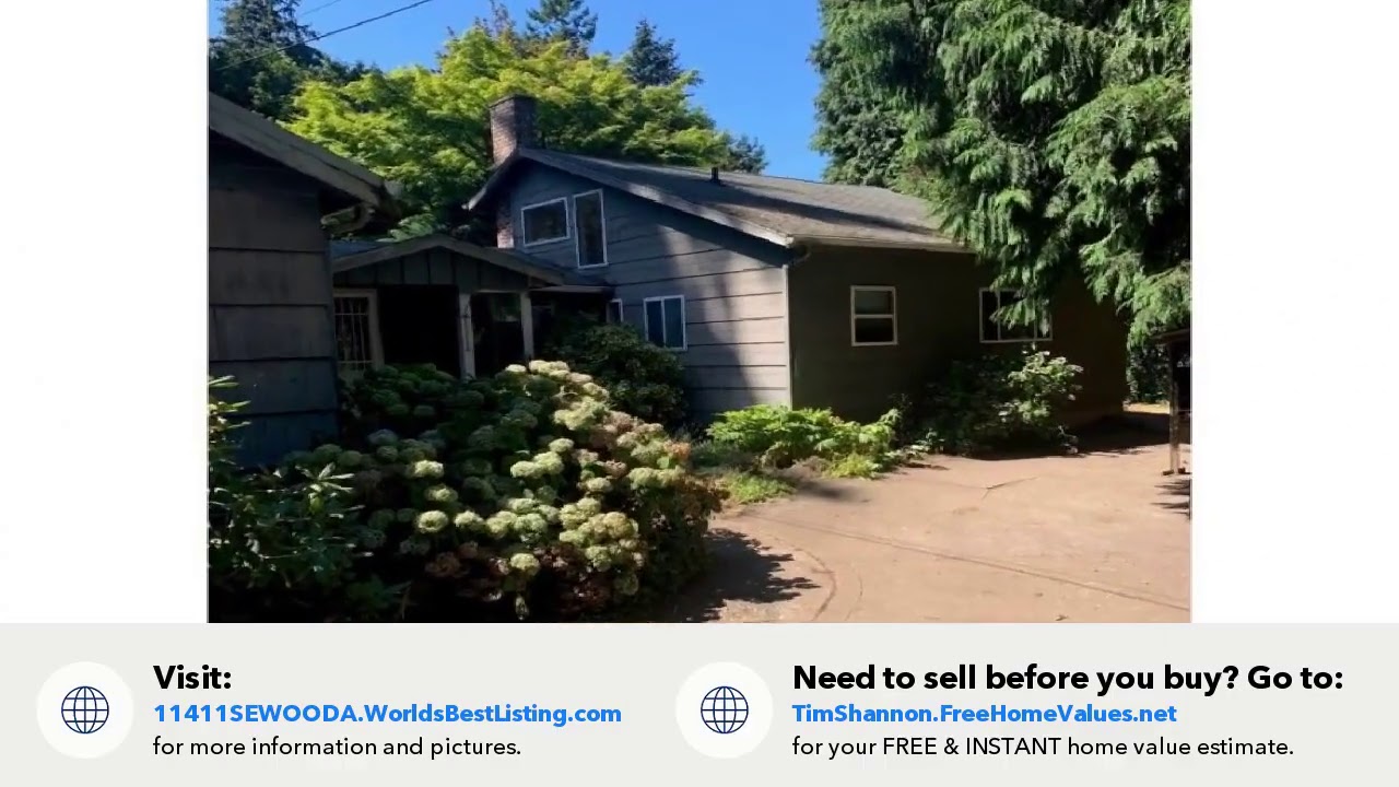 11411 SE WOOD AVE, Milwaukie, OR Presented by Tim Shannon.