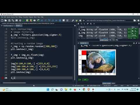 Python Image Processing _ 1 _ Introduction - YouTube