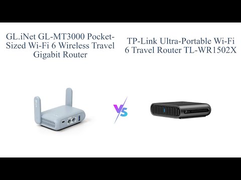 GL.iNet GL-MT3000 (Beryl AX) vs TP-Link TL-WR1502X | Wi-Fi 6 Travel Router Comparison ????