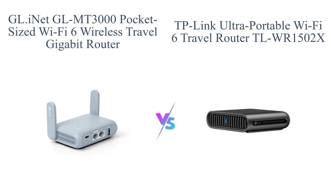 GL.iNet GL-MT3000 (Beryl AX) vs TP-Link TL-WR1502X | Wi-Fi 6