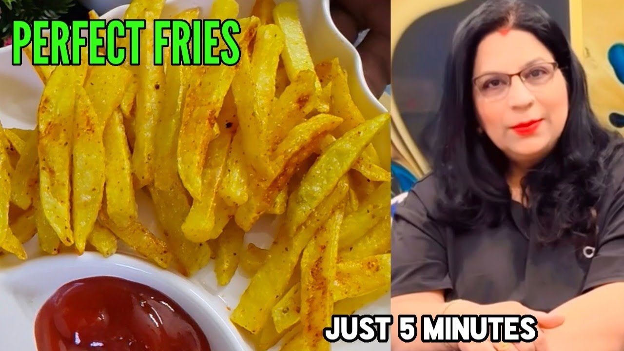 Perfect French Fries at Home 😍 Super Crispy & Tasty 😋 No Fail Recipe 
