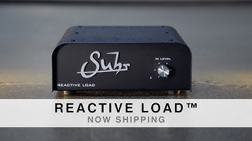 SUHR REACTIVE LOAD™ - NOW SHIPPING