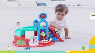 TOYRENT.MD Whizz World Lights and Sounds Garage ¦ Early Learning Centre