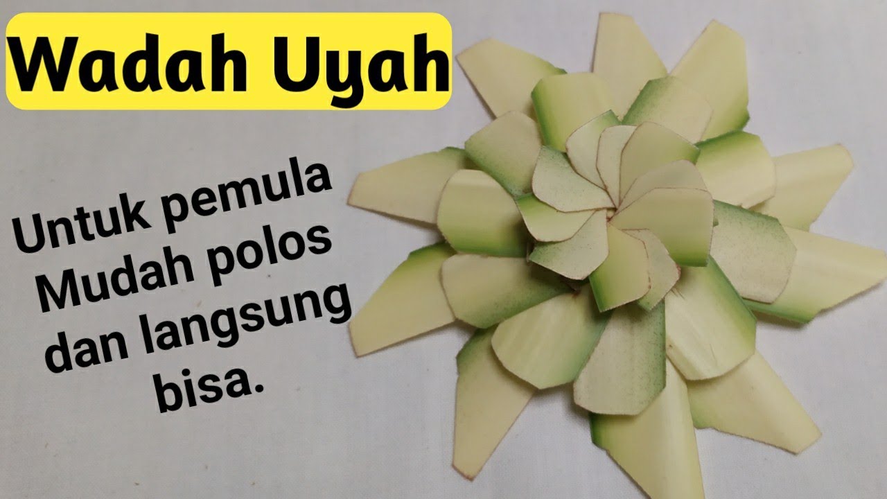 Cara membuat wadah uyah | wadah uyah cantik