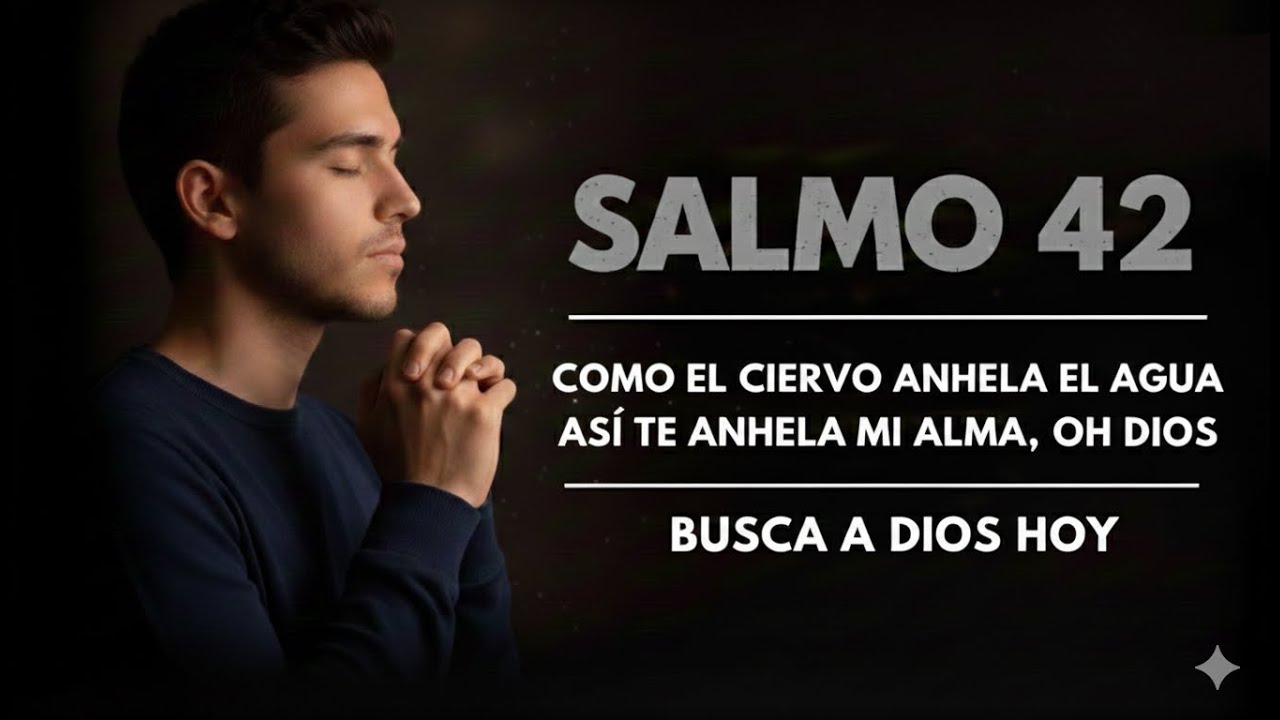 SALMO 42 Cuando tu ALMA tiene SED de DIOS