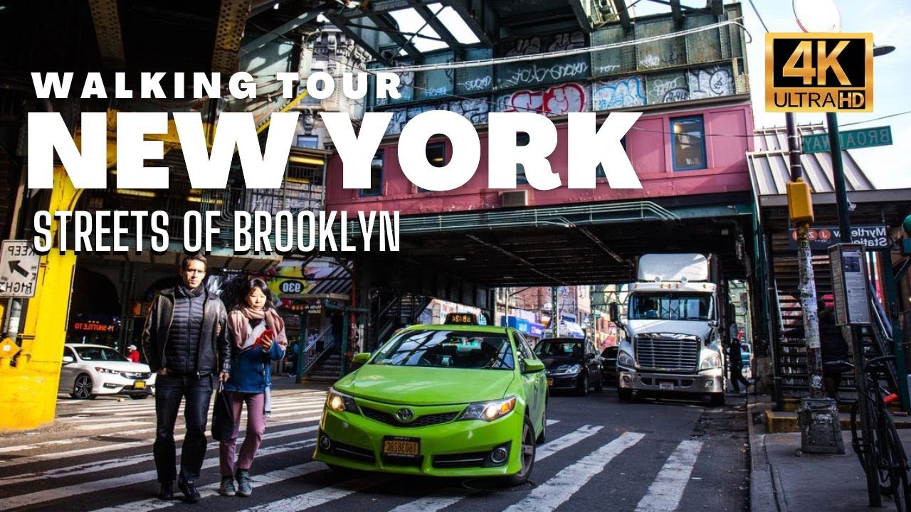 New York, Amerika Serikat | Stasiun Subway | Tur Jalan Kaki 4K