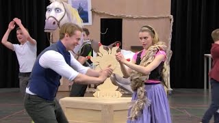 Tangled: The Musical rehearsal preview behind the scenes for Disney Cruise Line