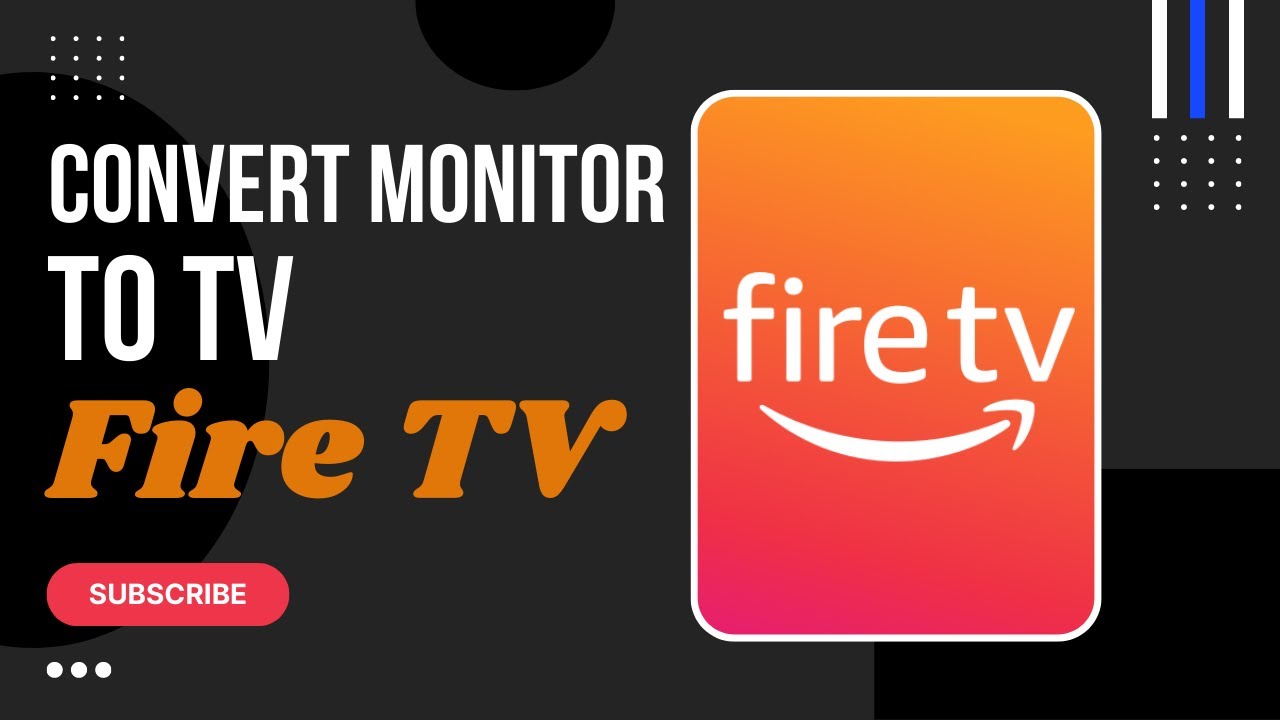 Convert your Monitor to TV – Fire TV using Amazon Fire Stick TV #firestick #firetvstick4k