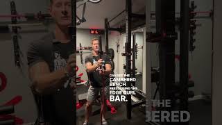 Cambered Bench Press With The Edge Curl Bar
