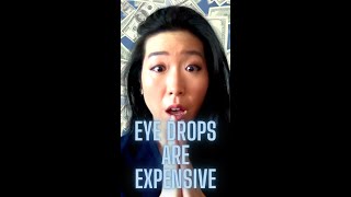 Eye Drops Are Expensive! Three Hacks To Lower Cost 🤑 #shorts #eyedrops #eyes
