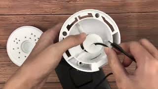 Universal Bullet Security Camera Junction Box Mount Bracket, Plastic Junction Box