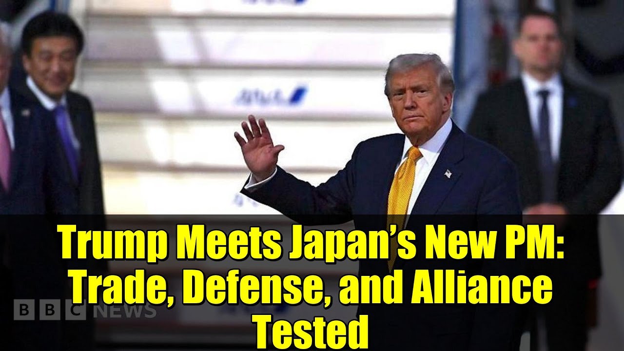 Trump Meets Japan’s New PM: Trade, Defense, and Alliance Tested | Live Analysis