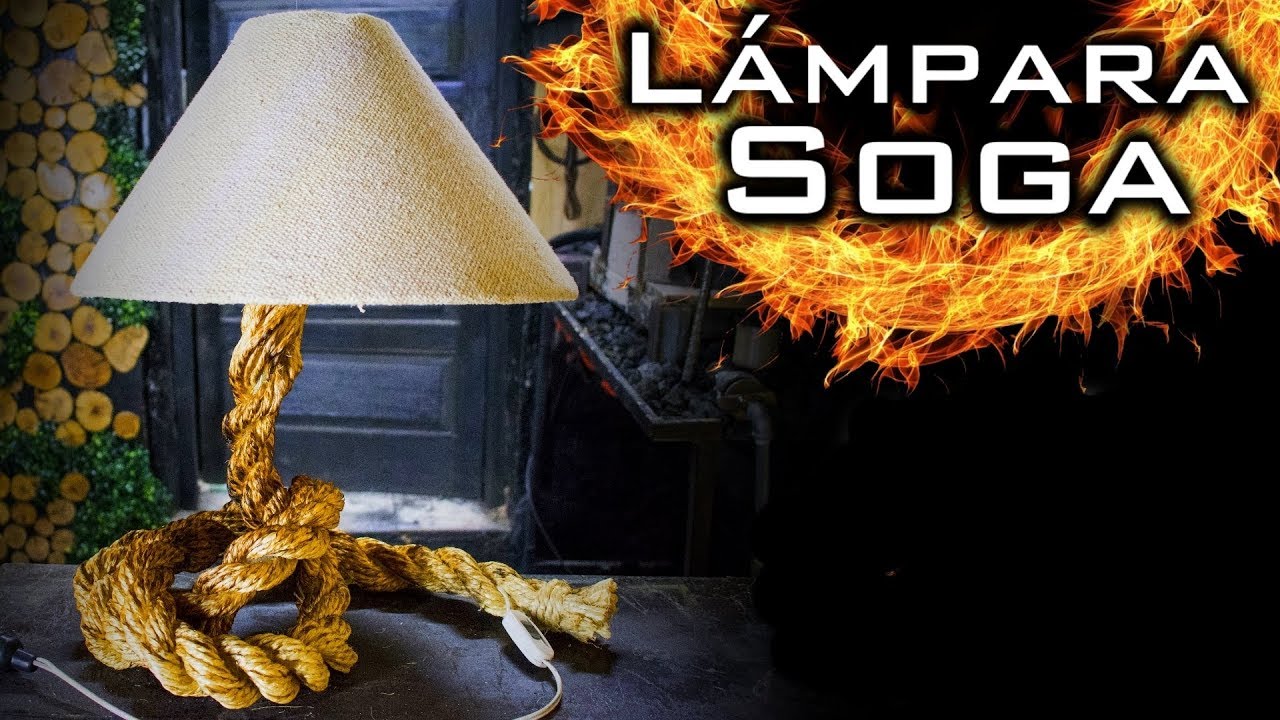 obtener grua Personificación Como hacer una lámpara de Soga (cuerda) ? / Tutorial - YouTube