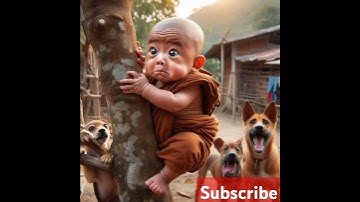 Thumbnail of little monk so cute baby🥰 little monk so cute photo🥰🥰#little monk#cute baby#viral 🥰 Big status